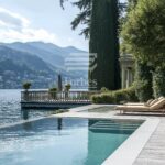 Villa contemporanea di prestigio con vista lago e centro benessere privato