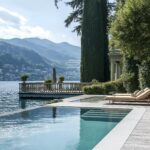 Villa contemporanea di prestigio con vista lago e centro benessere privato