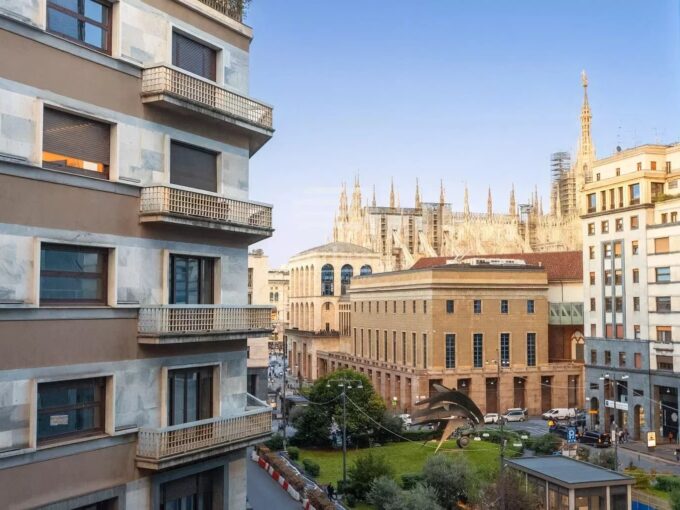 Splendido appartamento vista Duomo in vendita nel centro di Milano