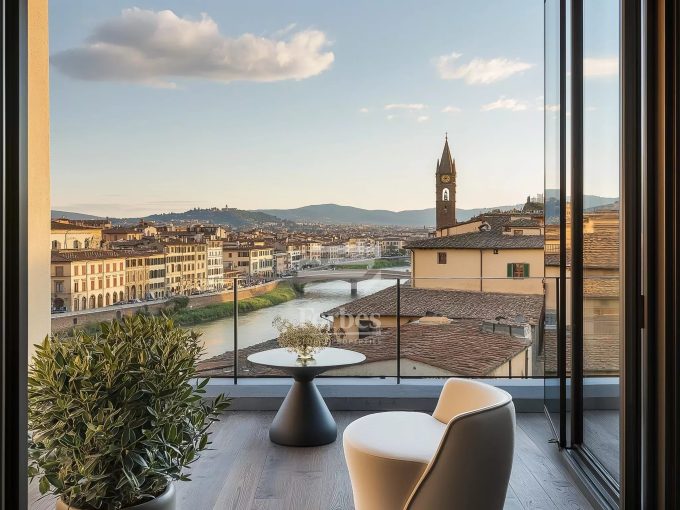Attico esclusivo in vendita in palazzo storico con terrazza panoramica