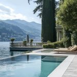 Villa contemporanea di prestigio con vista lago e centro benessere privato